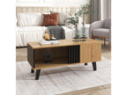 Coffee table with 3 compartments - 100x60x45 cm - Particleboard - Zensova XAVD17957