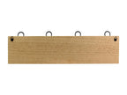 Elarivaère Wall Mounted 4 Hooks 48cm Natural IQOB32908