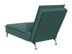 Zensova Premium - Massage lounge chair with dark green velvet bolster OAMU11159