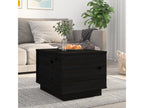 Coffee table, black, 40x50x35 cm, solid pine wood, NAIX35783