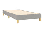 Zensova upholstered bed with light grey mattress 80x200 cm Zensova ONHH23694