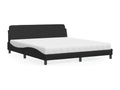 Zensova bed with mattress 180x200 cm faux leather TUDH76339