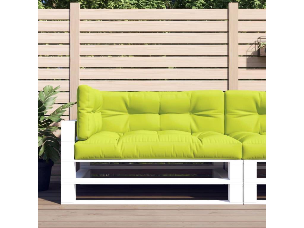 3-piece pallet cushions, bright green fabric MBMT80872