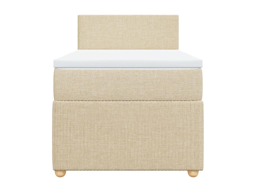 Zensova bed with mattress, cream color, 90x200 cm, Zensova KVVR70187