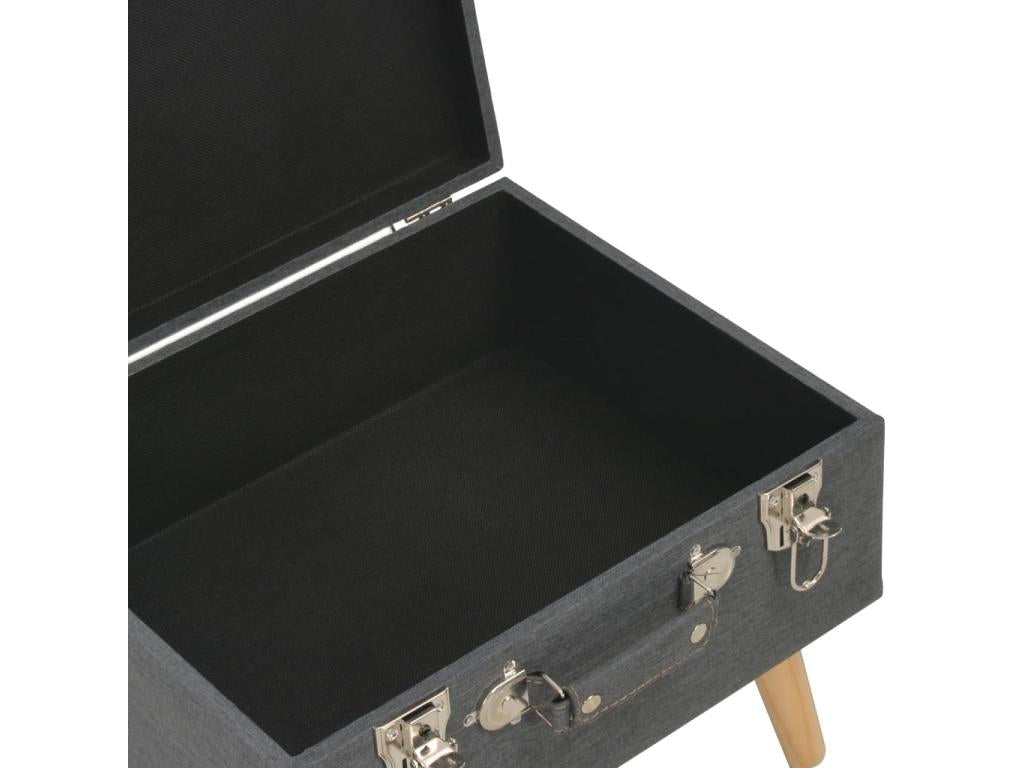 Storage stool 40 cm Dark Grey… Zensova LJXG10454