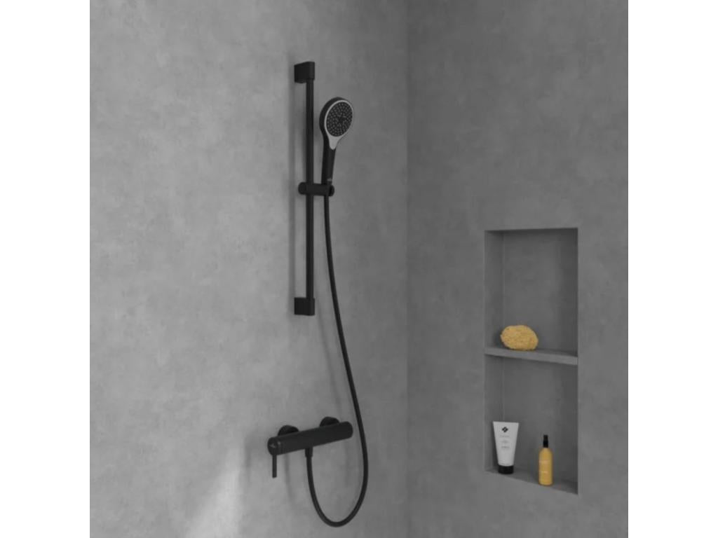 Mechanical shower mixer ET Black RMQX57479