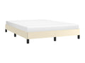 Cream Bed Frame 140x200 cm Faux Leather OTXA00998