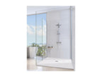 Shower Tray 72x165 Extra Thin White Line with Free Drain GZJN11549