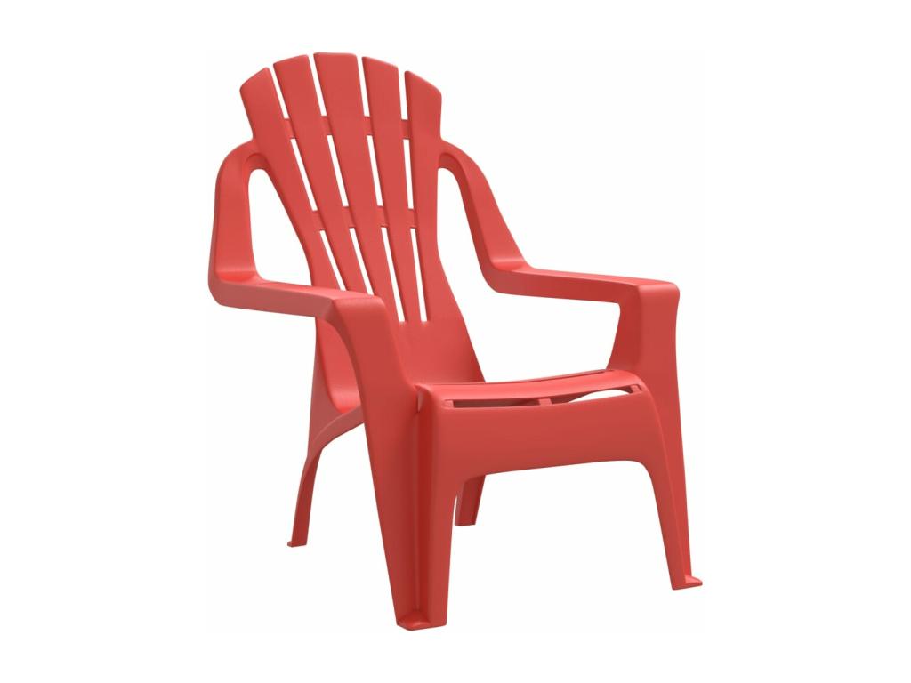Children's garden chairs, set of 2, red, 37x34x44 cm, PP, VVLC80661