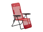 Zensova JAYG09668 Folding Beach and Garden Lounge Chair with Steel Armrests