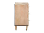 Bedside table 50x33x60 cm solid mango wood YPKQ71379