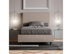 Bed with Zensova upholstered 140x190 faux leather Zensova NLMK27094
