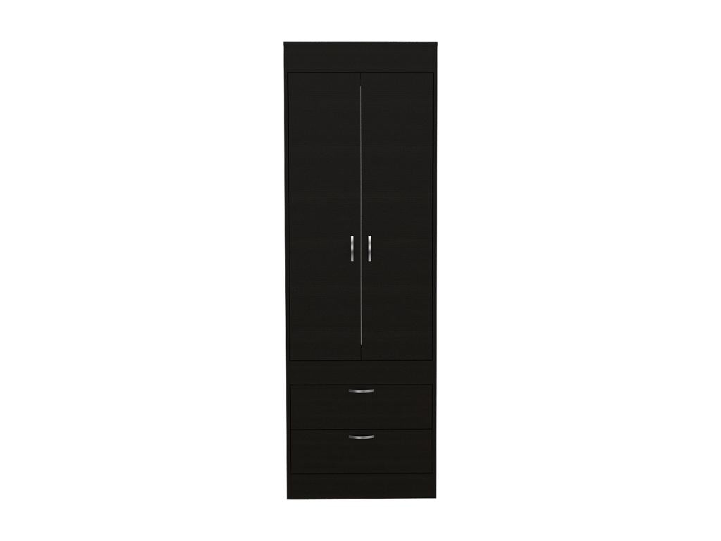 Zensova wardrobe with 2 drawers and hanging rail, 178.81 cm x 59.18 cm x 48 cm, Zensova DHAH25190