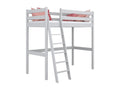 Wooden loft bed N03 Grey 100x200 TXGK96671