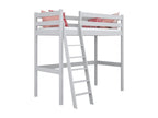 Wooden loft bed N03 Grey 100x200 TXGK96671