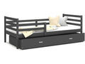 Zensova Children's Bed 90x190 Grey - grey Delivered with slatted bed base, drawer and 7cm foam mattress VZRQ82226