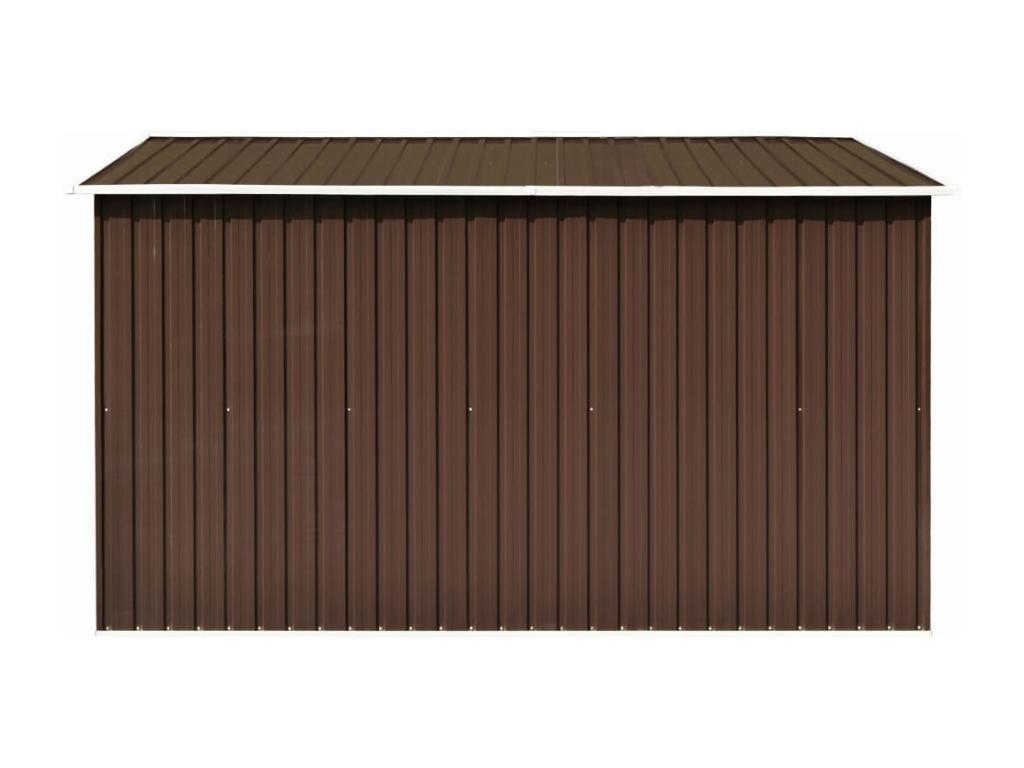 Garden shed 257x298x178 Metal Brown AJVX52117