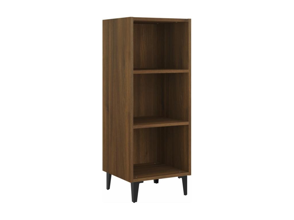 Brown oak sideboard 34.5x32.5x90 cm engineered wood CCCK91340