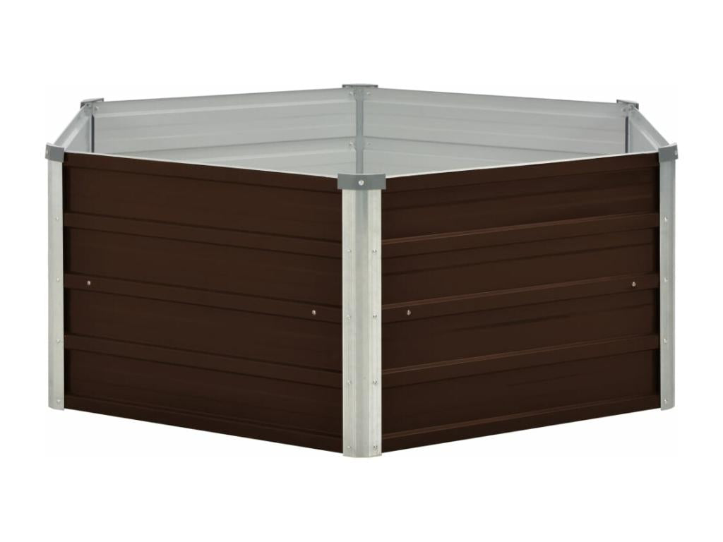 Raised planter brown 129 brown 129x129x46 cm 02 0000858 FEUS96218