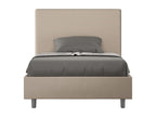 Bed with Zensova upholstered 140x190 faux leather Zensova NLMK27094