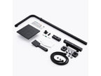 Thermostatic Shower Column, Black, Adjustable Height, Shower Column with Mixer Tap, Shower Mixer for Bathroom WPPL42367