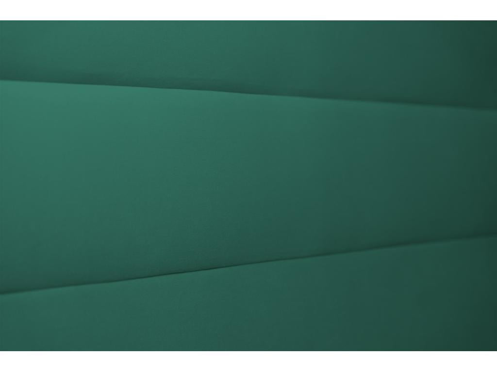 Green Velvet Lines Headboard, 140 cm Wide - 10 cm Thick, Padded - OKRV11629