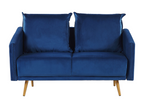 Zensova Velvet 2-seater sofa in navy blue FYGJ36208