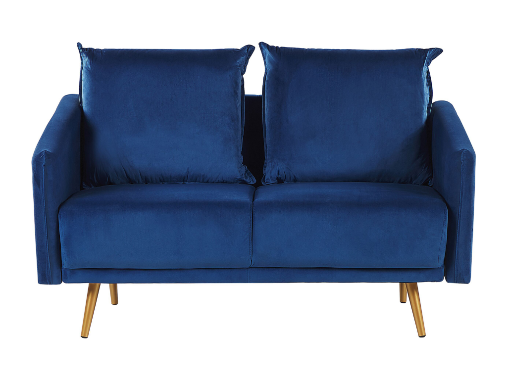 Zensova Velvet 2-seater sofa in navy blue FYGJ36208