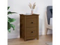 Honey brown bedside table, 40x35x61.5 cm, solid pine wood, PIOC18670