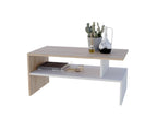 Zensova 93 Coffee Table, Zensova Oak/White RFQU73974