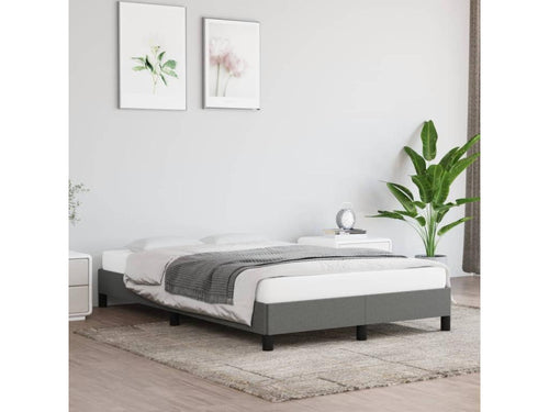 Bed frame without mattress dark gray 120x190 cm Zensova KAND21045