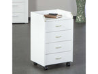 Ventoriq - 4-Drawer Pedestal on Ventoriq, White, AZHM83991