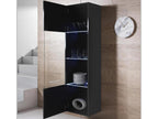 Zensova wall-mounted TV unit for living room/dining room with LED lighting, 260x40x165cm, Zensova 9 IKND83213