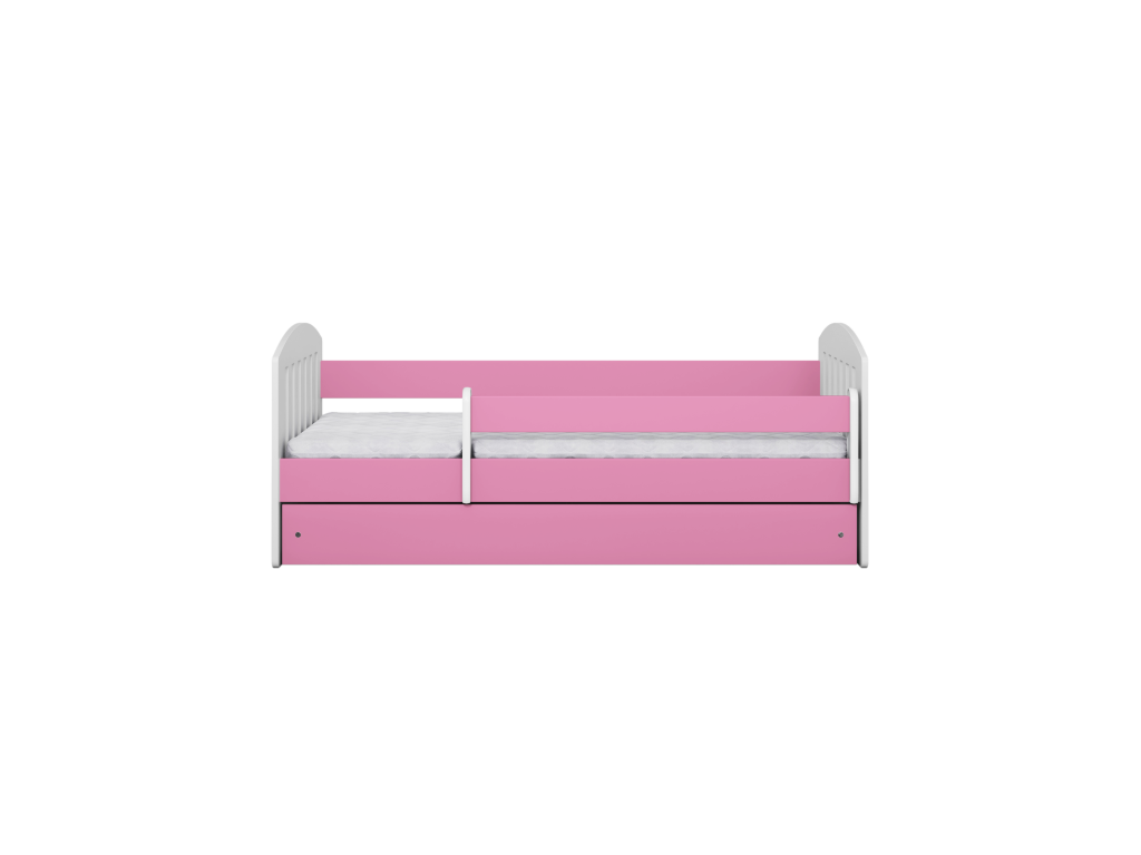 Children's bed with guardrail 180x80cm with drawer and mattress included - Lumenao EQGT16342