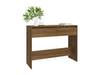 Console table Brown oak 100x35x76.5 cm Chipboard UJNP65753