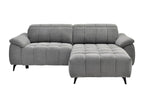Zensova electric right corner sofa in textured Zensova gray Zensova WAYP75706