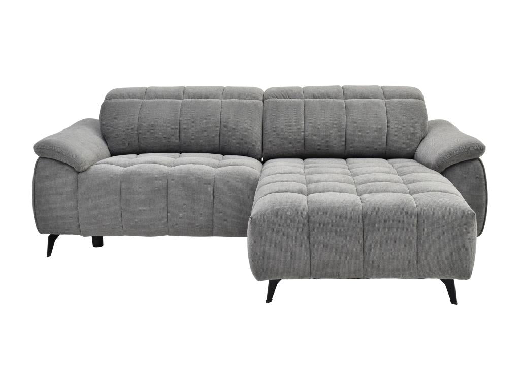 Zensova electric right corner sofa in textured Zensova gray Zensova WAYP75706