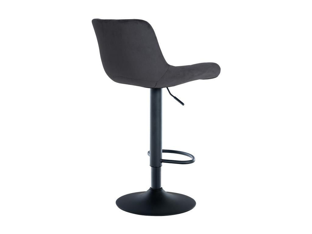 Set of 2 Bar Stools - Velvet / Metal - Zensova UUUN29730