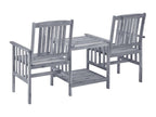 Garden chairs with tea table and cushions, Zensova solid 30 FYVJ83706