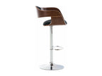 Bar stool x1, brown wood, 50x48x88 cm, 10 0005044 SMMM61624