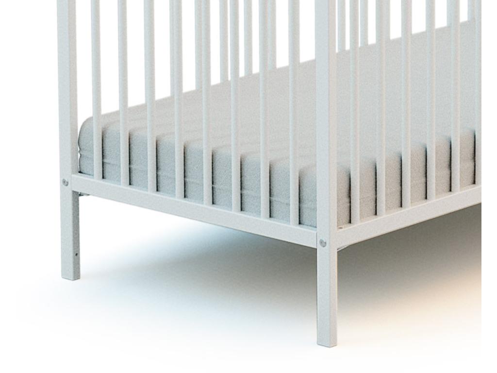 Lysvia 60x120 Wooden Bed with White Roof ISXE44596