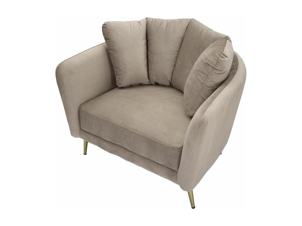 Zensova armchair, grey, 88x77x74 cm, FBLI19054