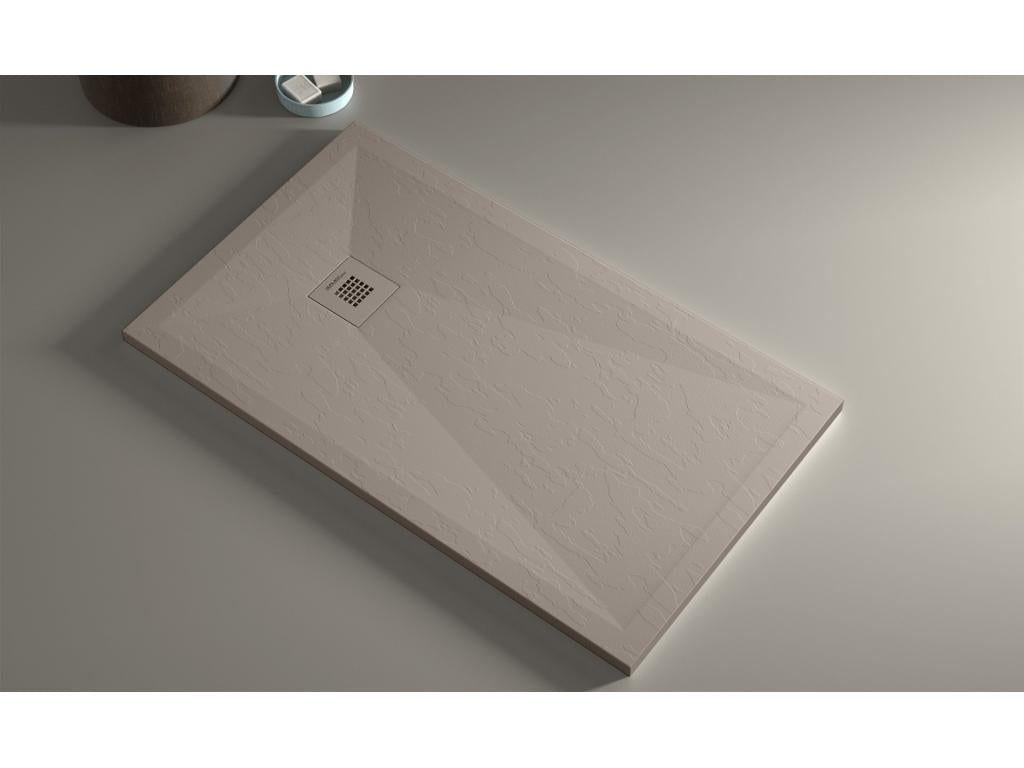 Zensova Plus slate sand shower tray with colored grid - 150x100 cm HJBU69822