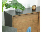 Small sideboard in solid oak and metal Zensova QKWN39271