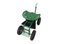 Sturdy Green Garden Seat with Basket and Tool Tray MNBR48795