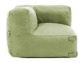 Zensova VTOA57623 4-seater modular corner sofa, green