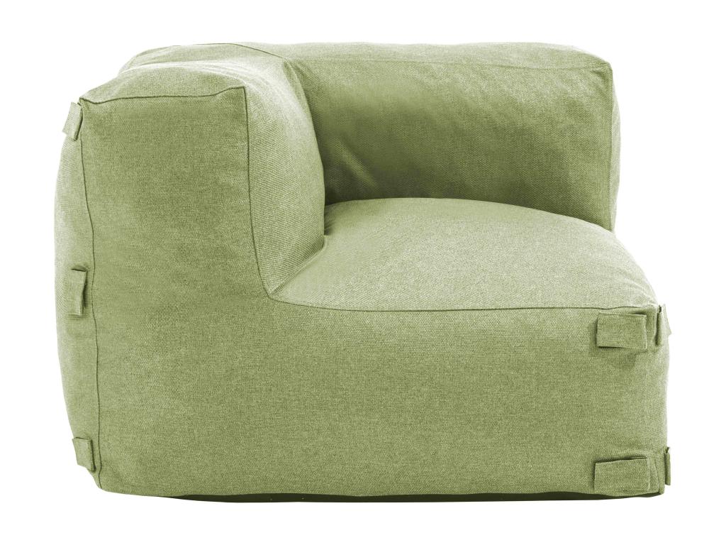 Zensova VTOA57623 4-seater modular corner sofa, green
