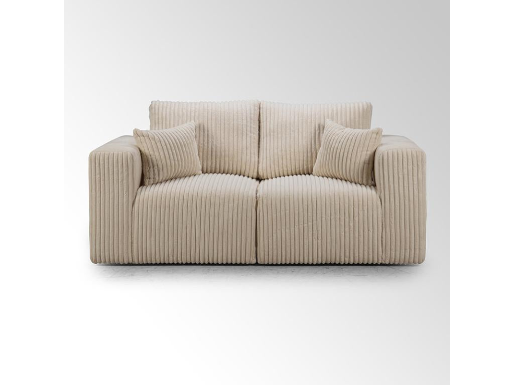 Zensova 2-seater sofa with side Zensova beige GJIQ23140