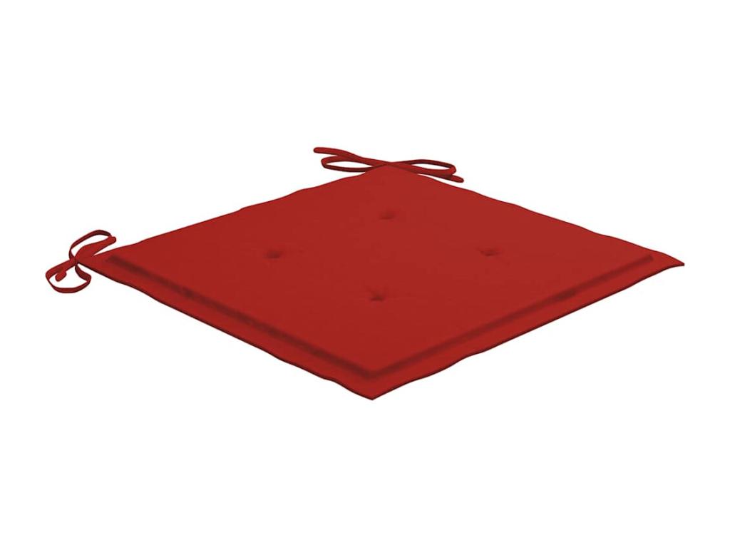 Chairs with cushions, set of 8, solid teak wood, VLZF06831