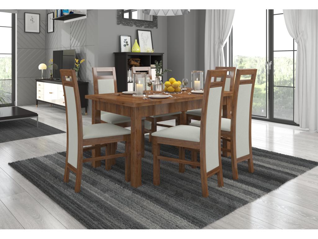 Brown wooden chair and Zensova-Zensova 27127 JRVJ88628